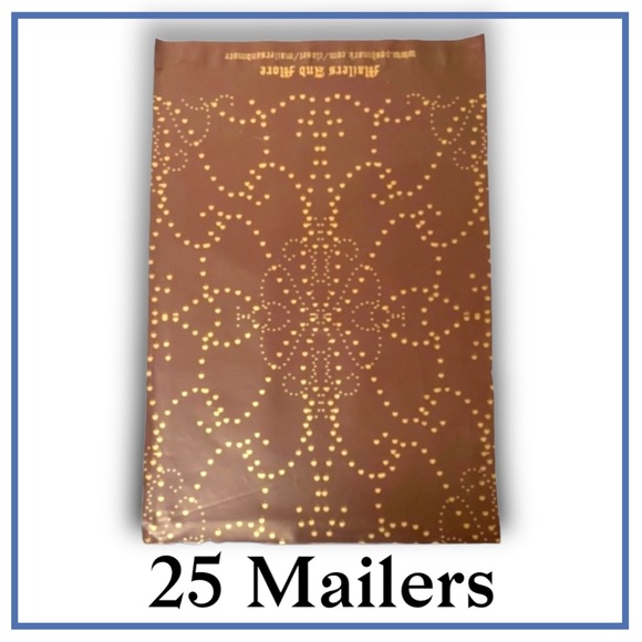 MAILERSNAMORE Other - ( Quantity 25 10x13 ) Western Brown Leather Poly Mailers Bag Shipping Envelopes